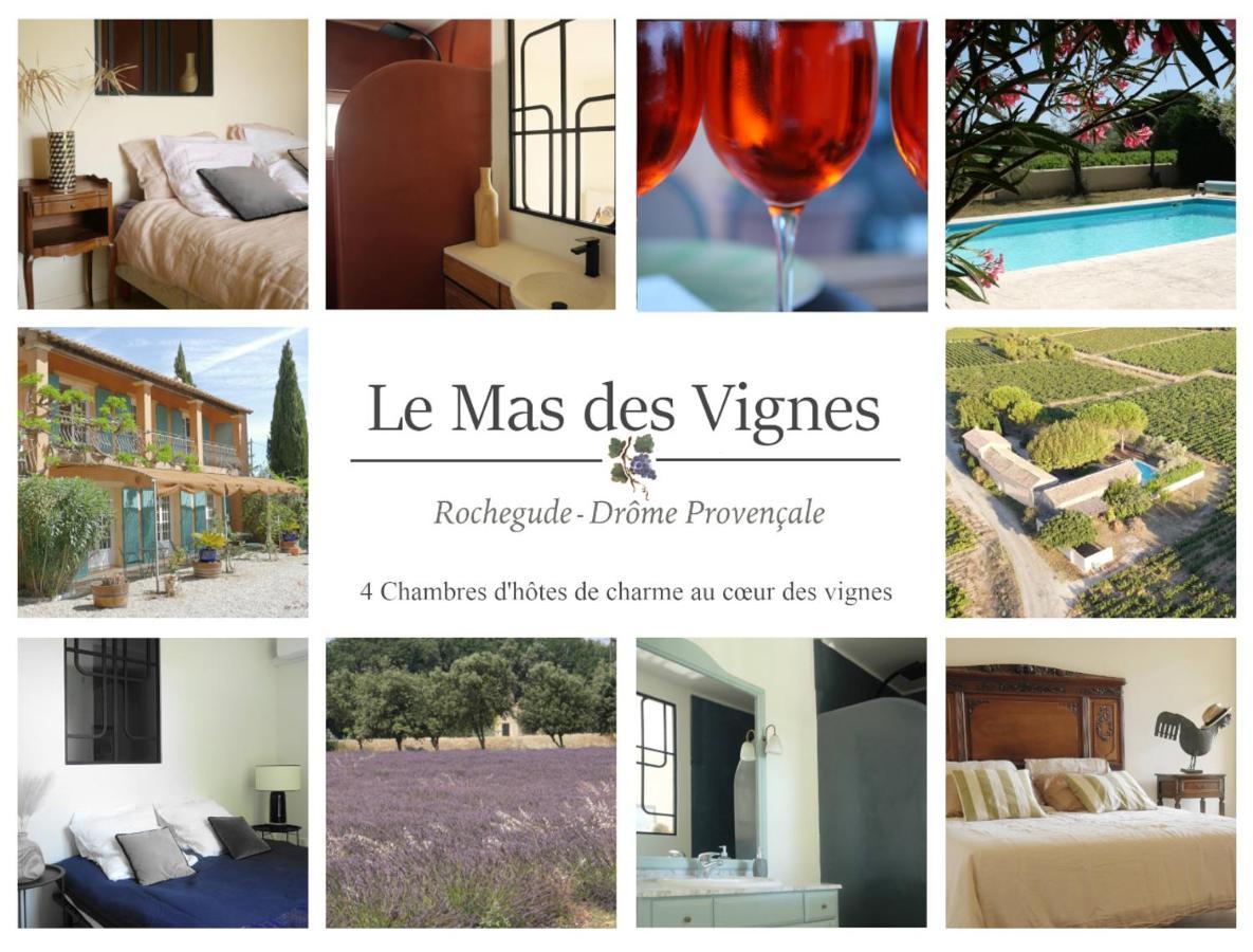 Maison D'Hotes Le Mas Des Vignes Hotel Rochegude  ภายนอก รูปภาพ